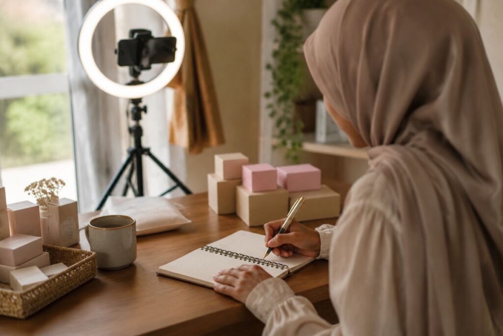 Skrip Video Jualan TikTok 45 Saat: Template Hook Hingga CTA